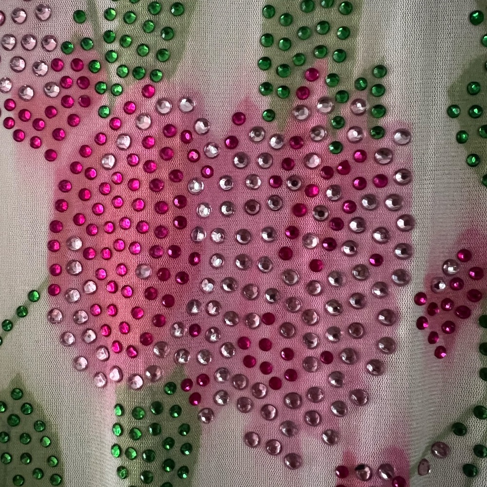 Dolls Kill BANJUL Rhinestone Jumpsuit - Picture 3 of 7